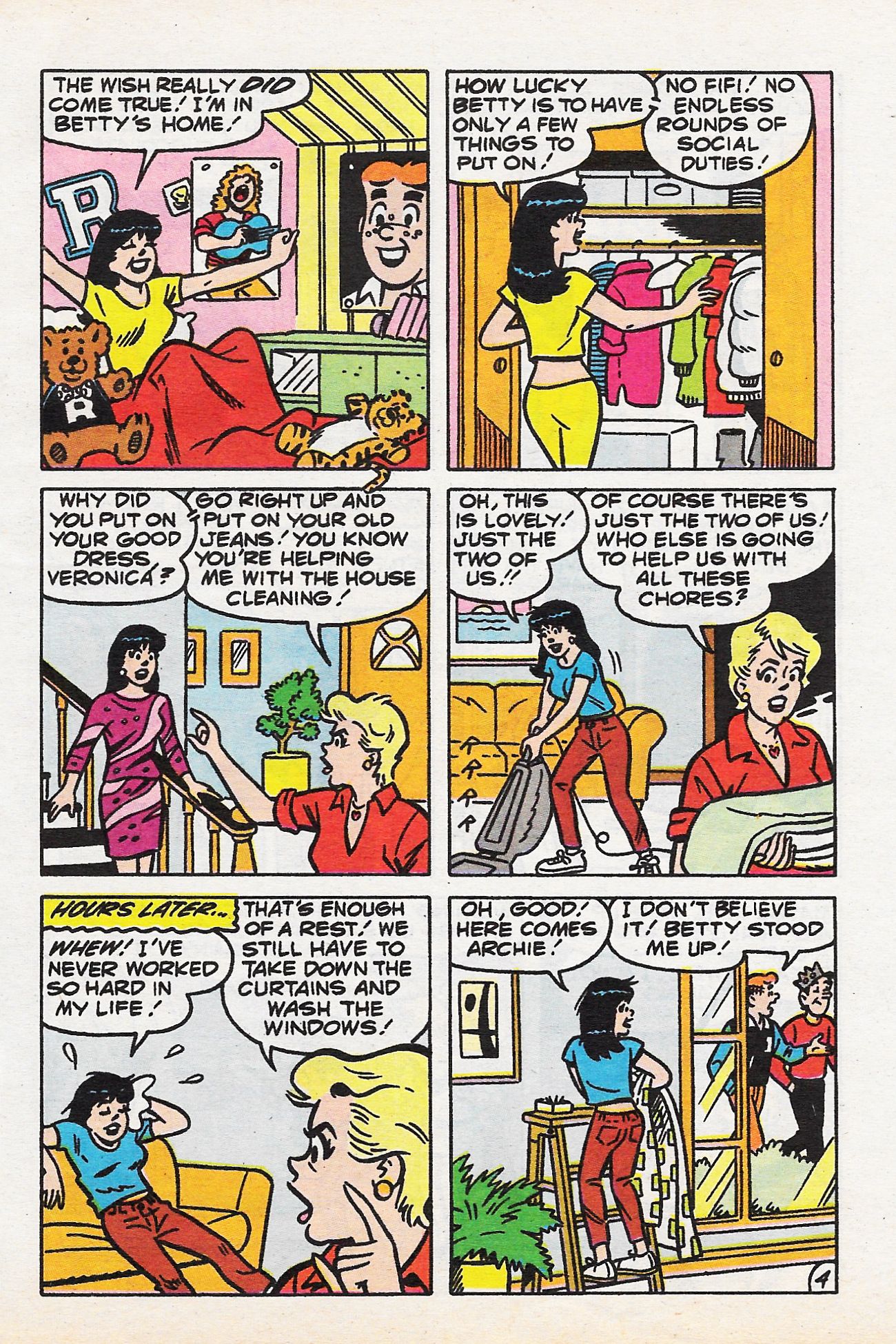 Read online Betty and Veronica Digest Magazine comic -  Issue #58 - 71