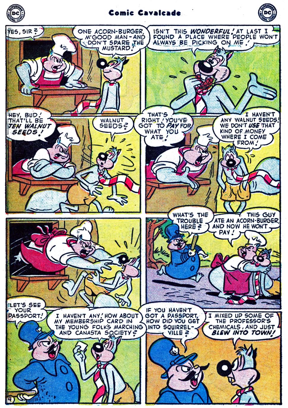 Read online Comic Cavalcade comic -  Issue #53 - 12