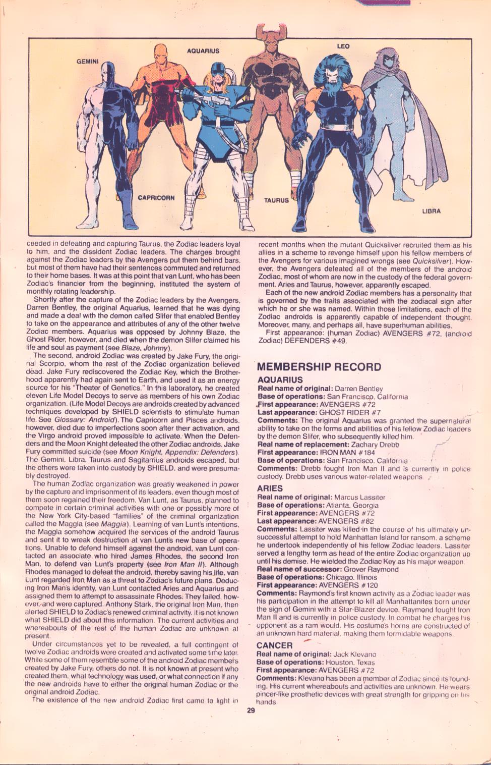 Read online The Official Handbook of the Marvel Universe Deluxe Edition comic -  Issue #15 - 31