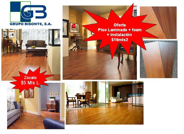 GRUPO BISONTE, S.A.: PISO LAMINADO DE MADERA