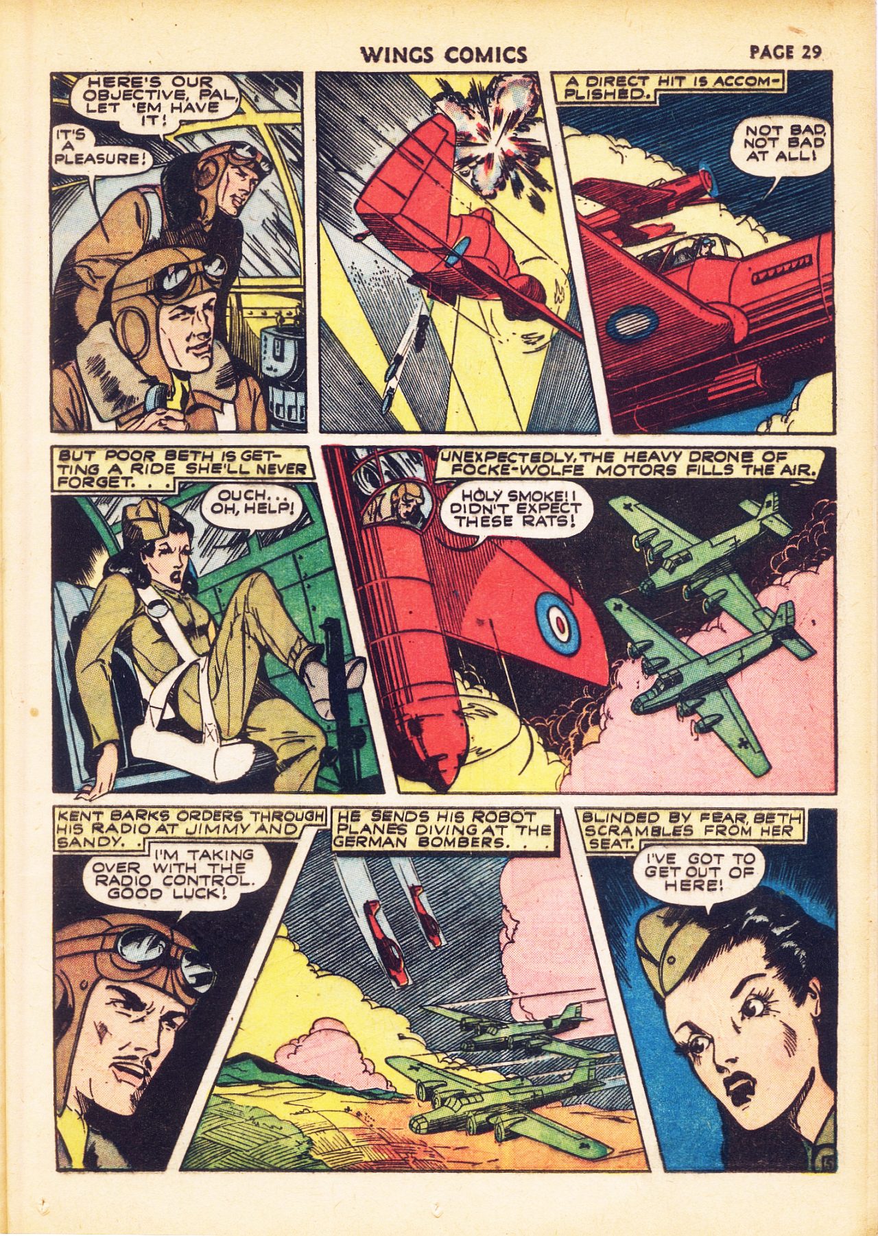 Read online Wings Comics comic -  Issue #20 - 31