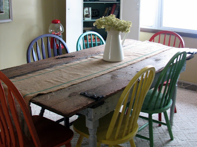 Recycled Wood Kitchen Table Recycled Wood Kitchen Table