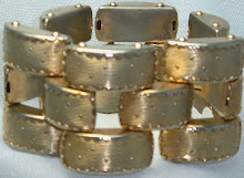 Golden Layered Brick Bracelet