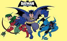 Batman el Valiente junto a sus amigos.