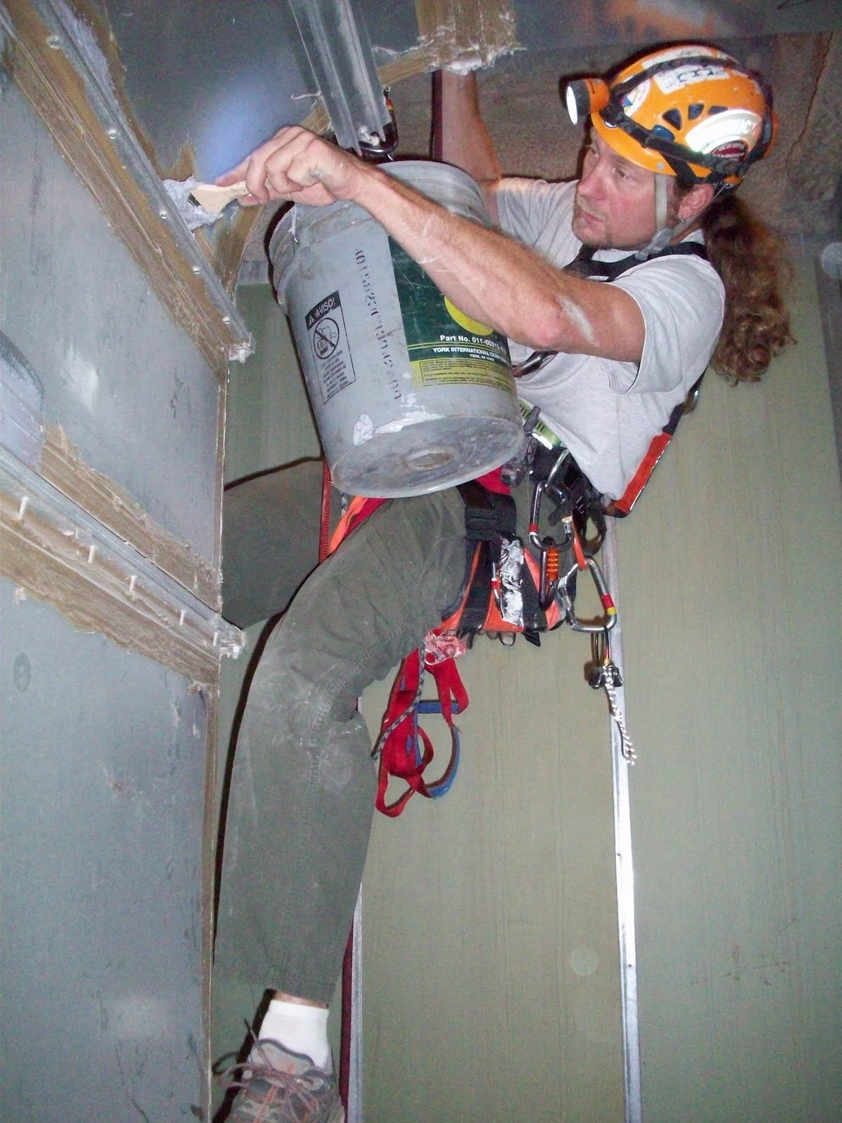 BASE Painters High Angle Vertical Chase Duct Sealing