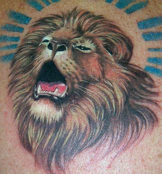 lion tattoo. chinese lion tattoo. lion