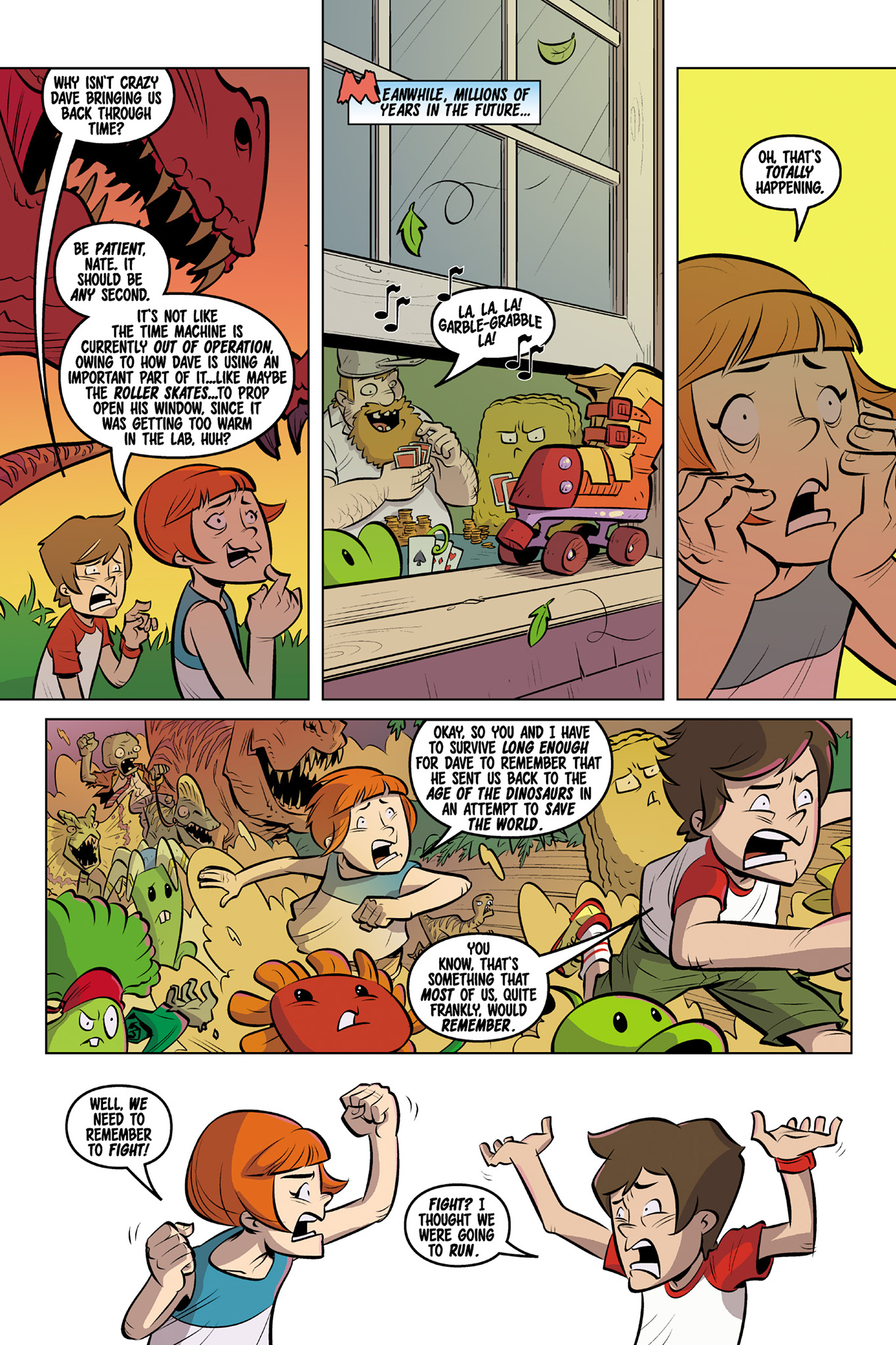 Read online Plants vs. Zombies: Timepocalypse comic -  Issue #3 - 11