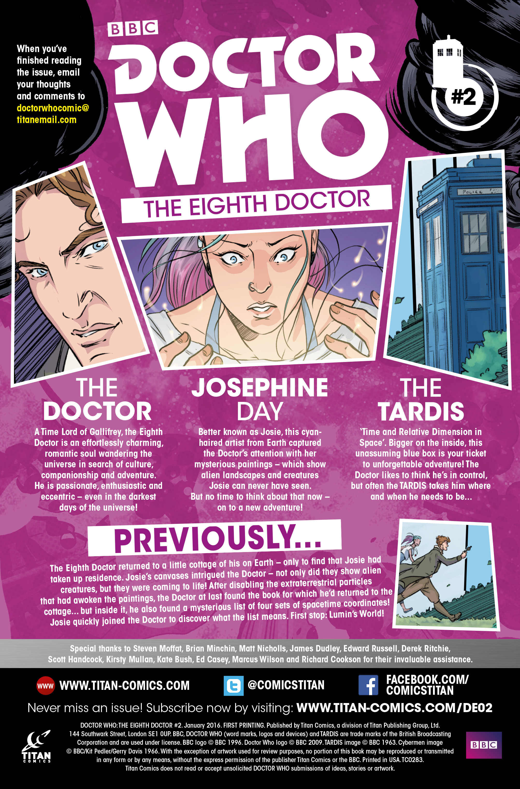Read online Doctor Who: The Eighth Doctor comic -  Issue #2 - 4