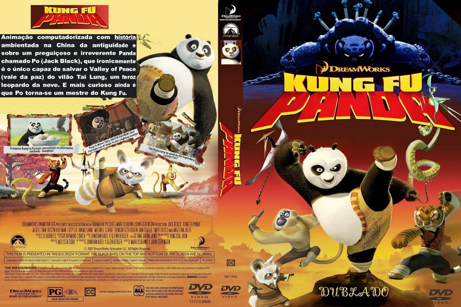 Capas Filmes Animação Kung Fu Panda Capas Filmes Animação Kung Fu Panda