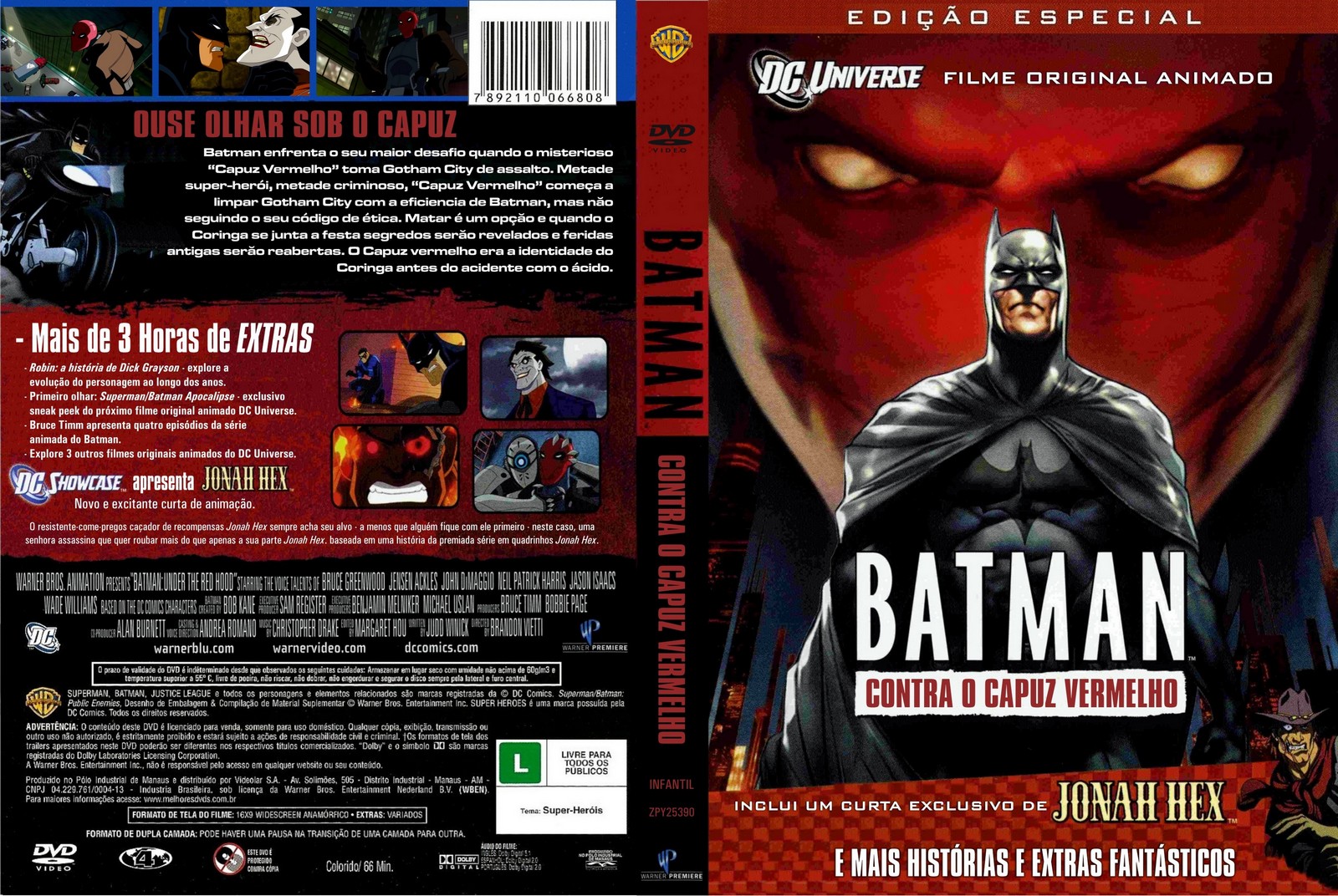 Capas Filmes Animação Batman Contra o Capuz Vermelho
