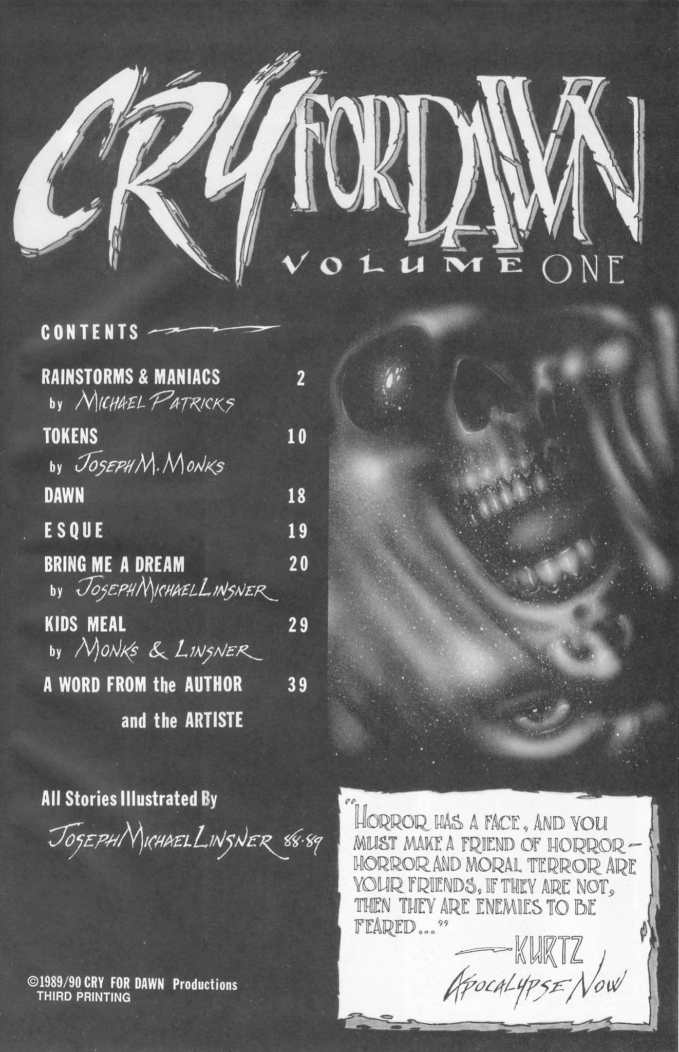 Read online Cry for Dawn comic -  Issue #1 - 3