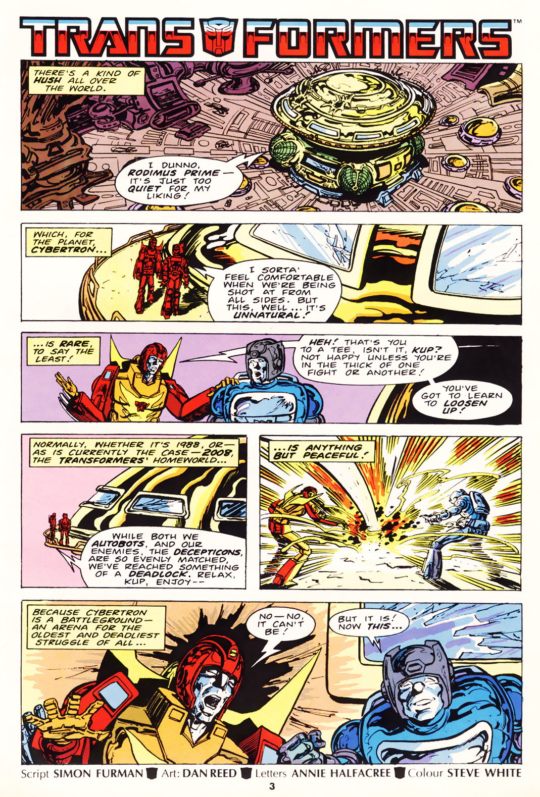 Read online The Transformers (UK) comic -  Issue #148 - 3