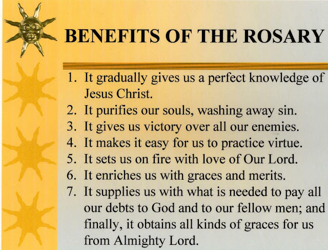 Image result for benefits of rosary