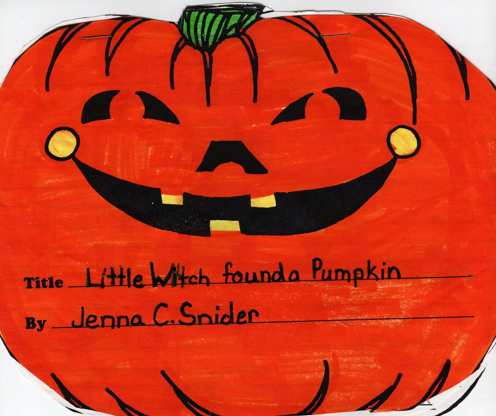 ELEMENTARY SCHOOL ENRICHMENT ACTIVITIES: OUR PUMPKIN STORIES