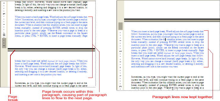 Pagination: Background Pagination, Page Breaks, and Controlling Pagination