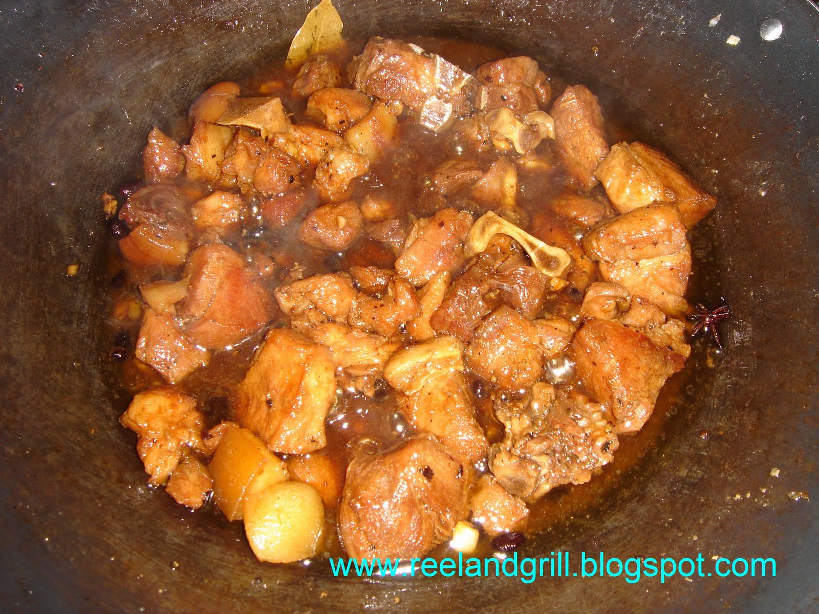 Reel and Grill Humba (Braised Pork with Black Beans and Palm Sugar)