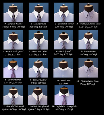 A Dress-Well Custom Tailors Hong Kong Ltd.: Collar Style