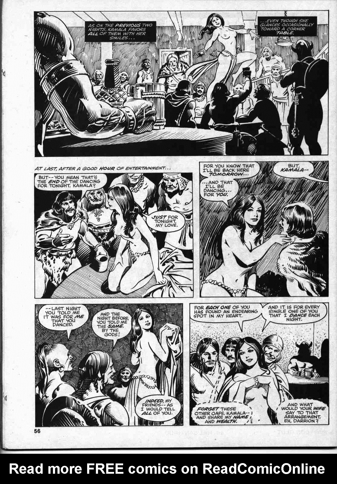 Read online The Savage Sword Of Conan comic -  Issue #46 - 54