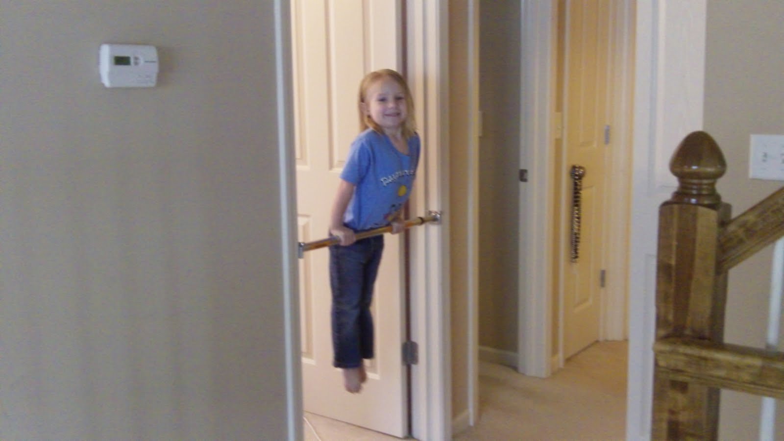 Missouri Elite Gymnastics Academy Chinup Bar at Home