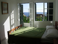 Bedroom with ocean views