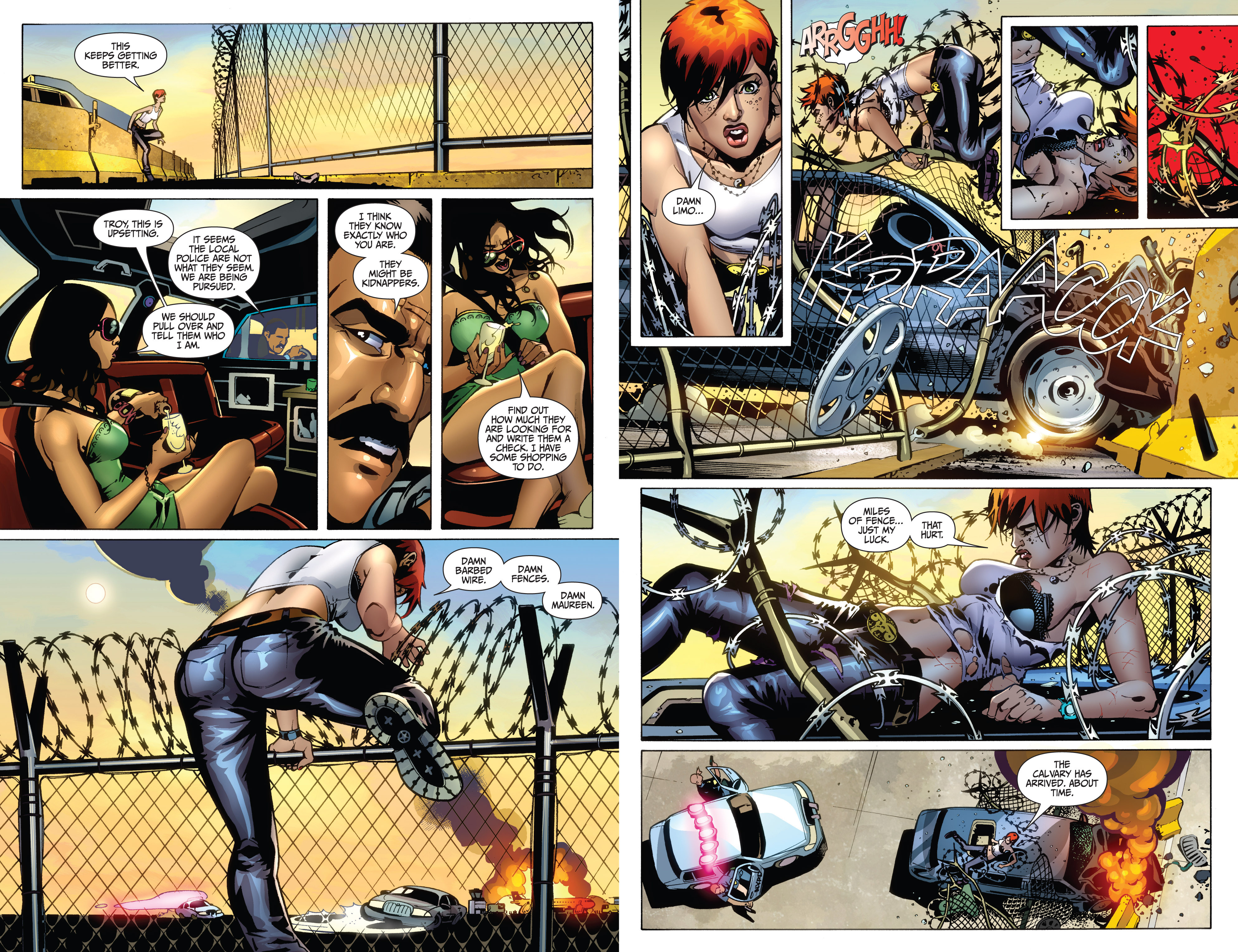 Read online Painkiller Jane: The Price of Freedom comic -  Issue #1 - 8