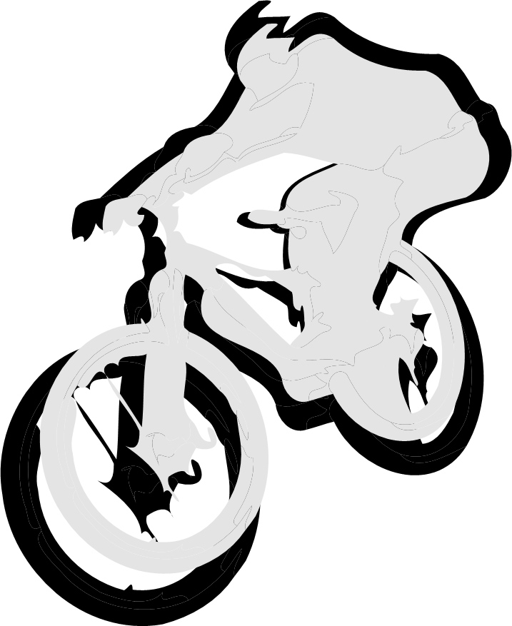Mountain Bike Shirts - Free Vector Design - Ollie Bike Trick
