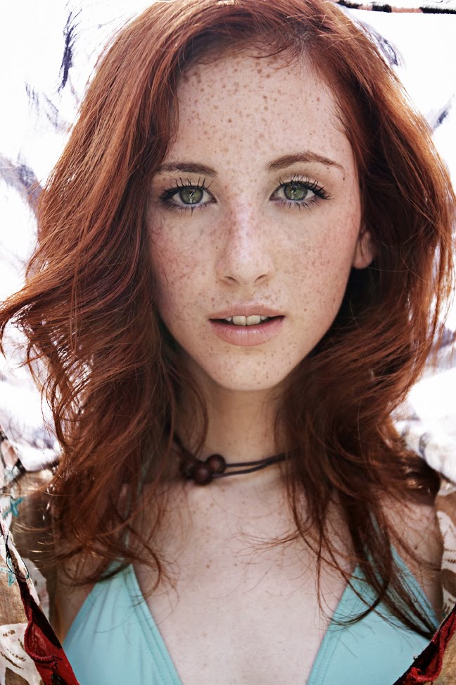 Life Is Good Perfection Redhead Green Eyes Freckles