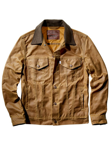 AGB Style: Levi's waxed-cotton jacket