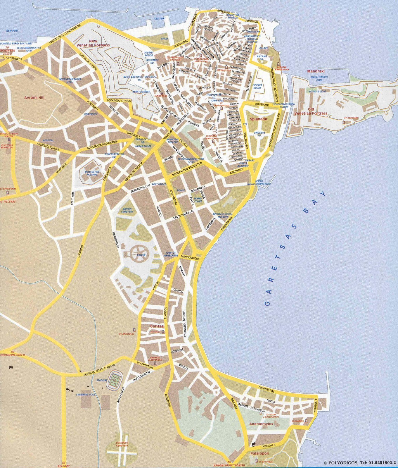 MAPS OF GREECE: MAP OF CITIES OF GREECE, PLAN DE VILLES DE GRECE ...