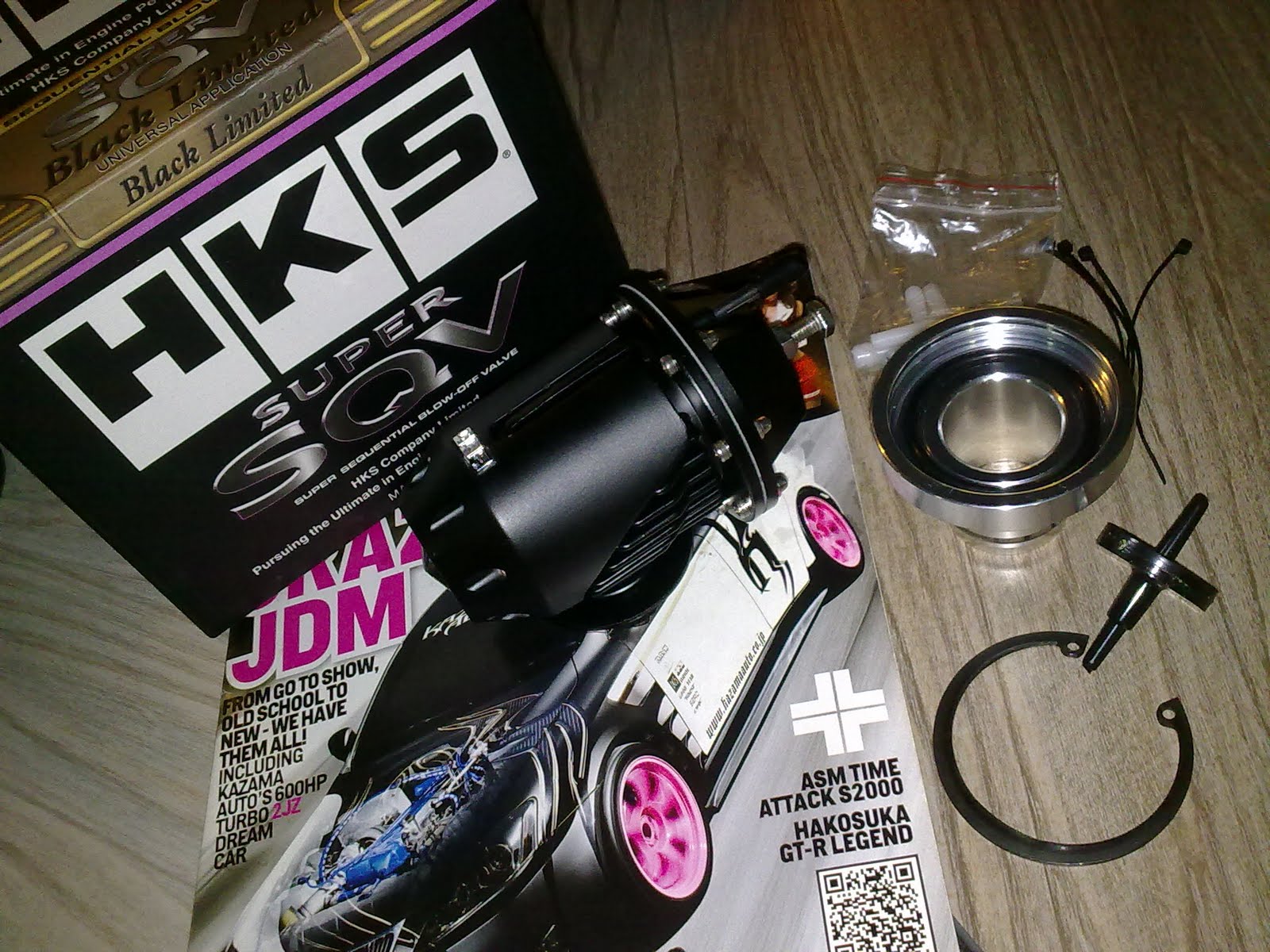 Where Everyone Can Buy! HKS SSQV2 Blow Off Valve Style (Black Edition