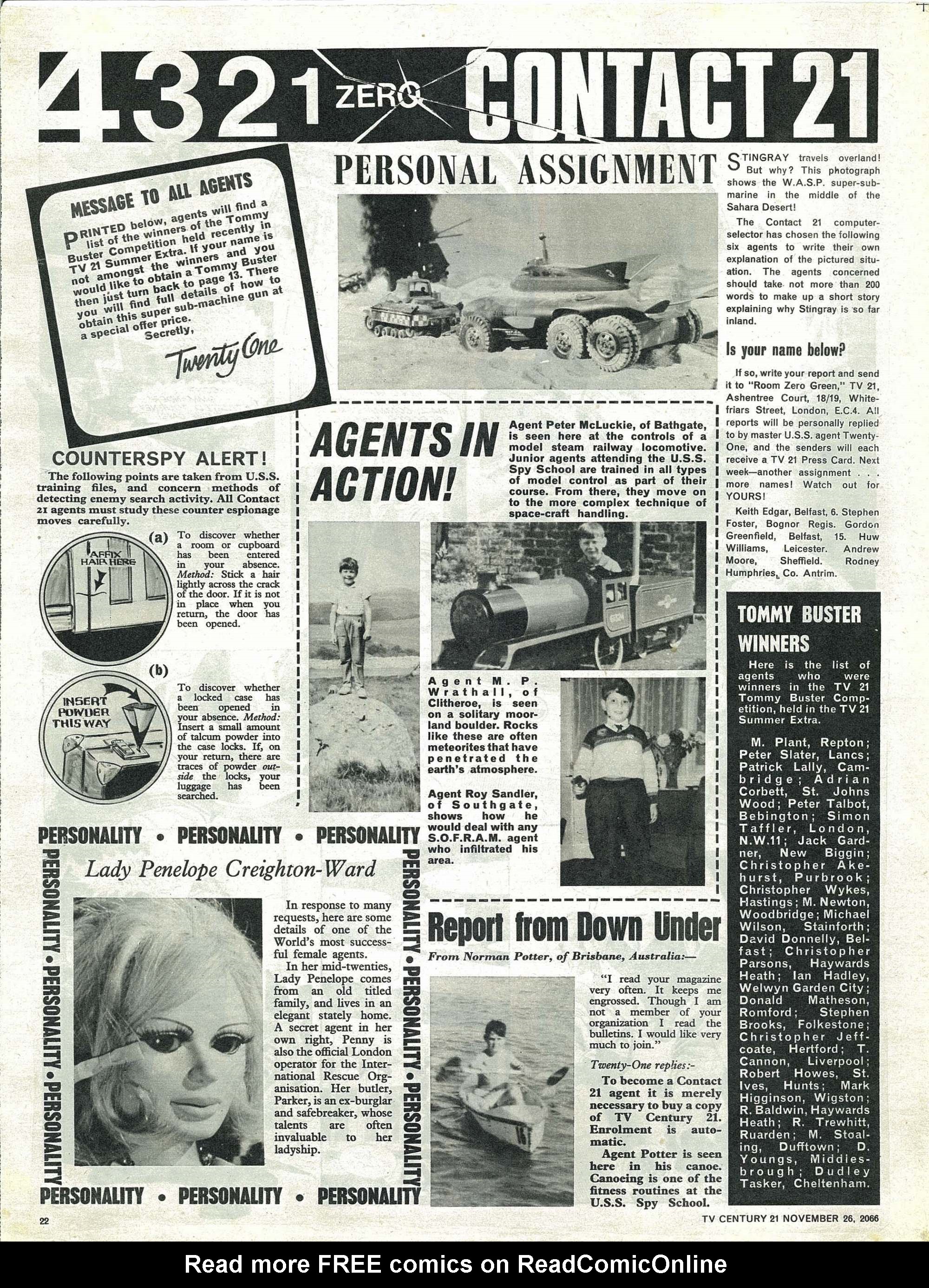 Read online TV Century 21 (TV 21) comic -  Issue #97 - 21