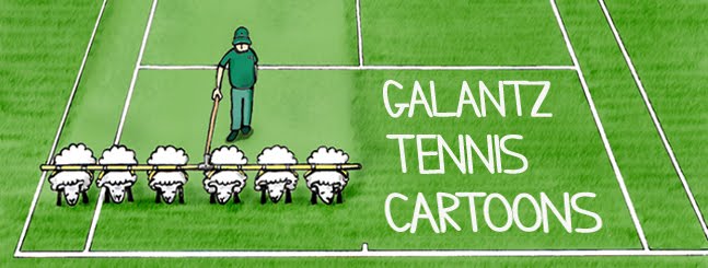 Galantz tennis cartoons