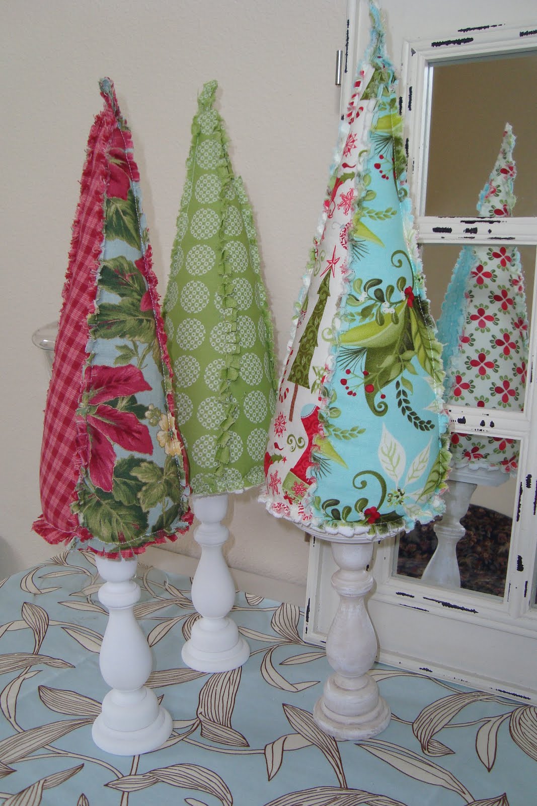 Christine's Favorite Things Fabric Christmas Trees