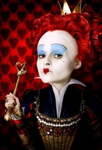 The evil Red Queen - Alice in Wonderland 3D Movie
