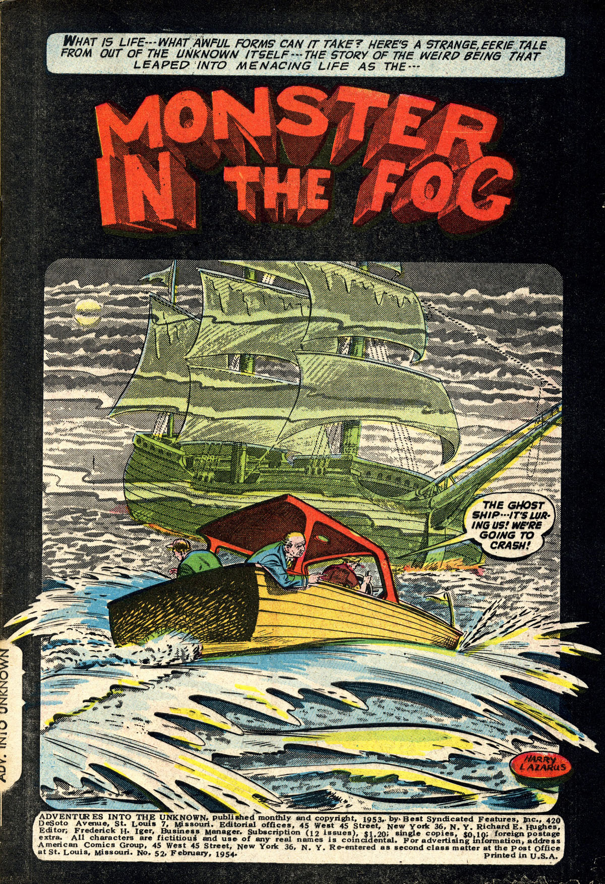 Read online Adventures Into The Unknown comic -  Issue #52 - 3