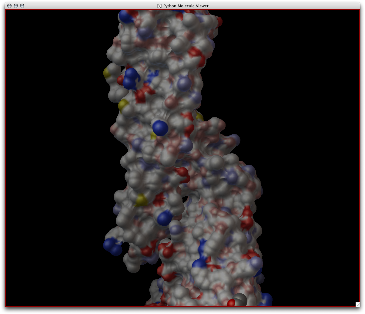 Python Molecular Viewer: Making David Goodsell like illustrations.