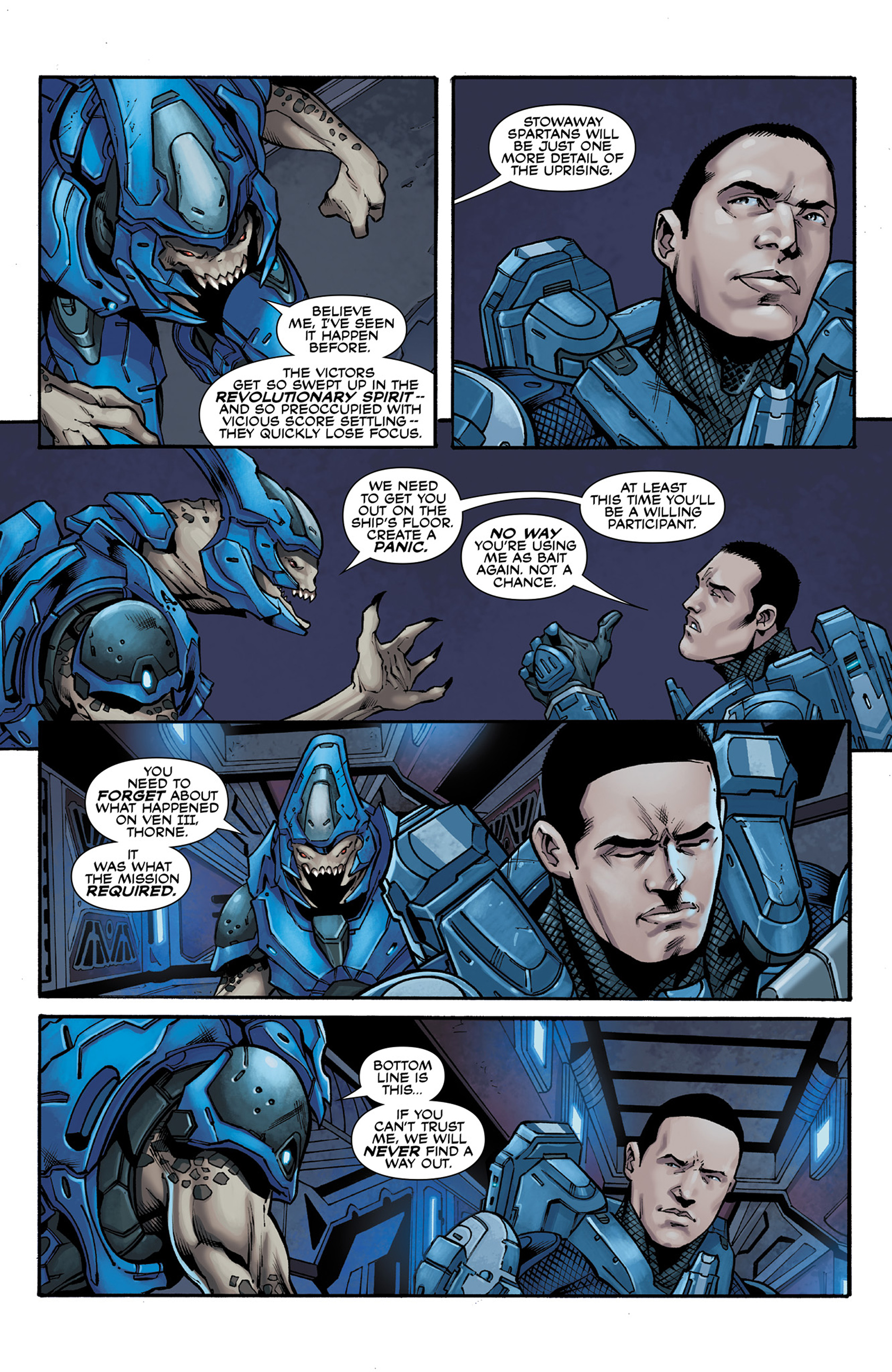 Read online Halo: Escalation comic -  Issue #21 - 9