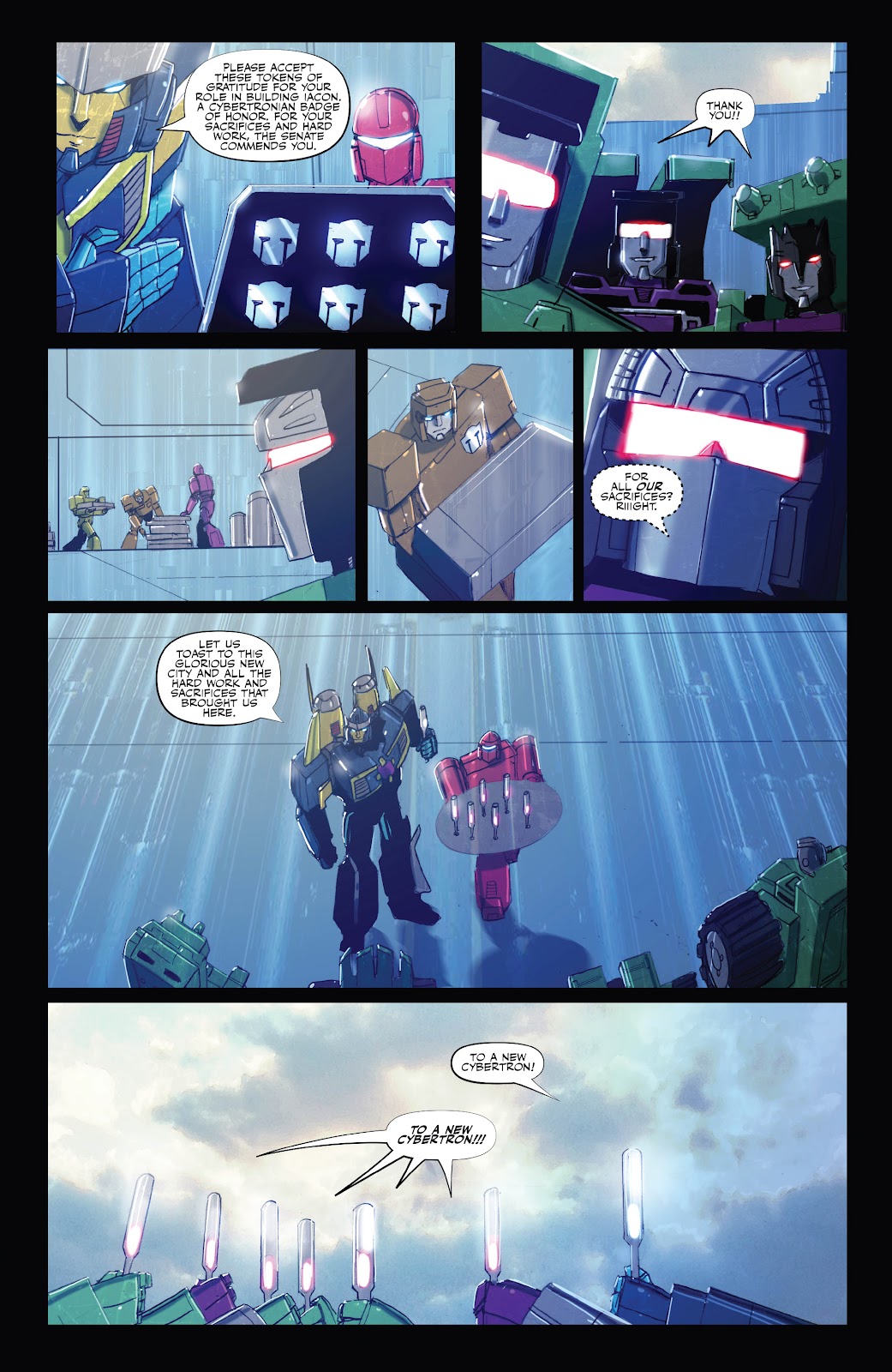 Read online Transformers Galaxies comic Issue 3