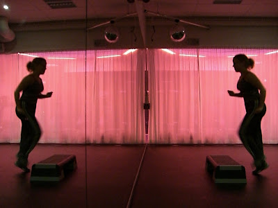 CIMG4526 - Tränade step i discoljus