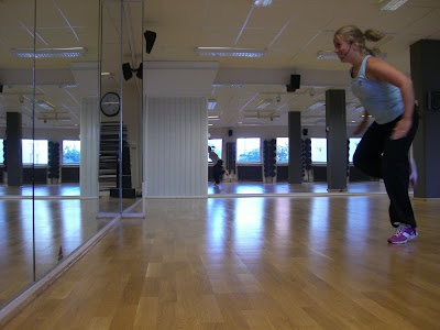 Aerobics+Karin+31+aug - Härlig premiär för mig och höstschemat