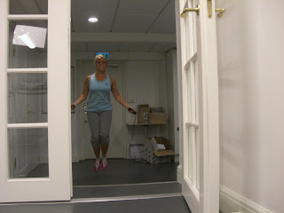 CIMG9630 - Styrketräning och lite hopprep