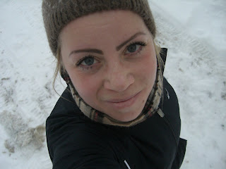 CIMG0430 - Löpning i snömodd