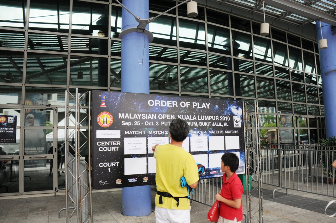 LIFE IN DIGITAL COLOUR ATP Tour Malaysia Open Kuala Lumpur 2010