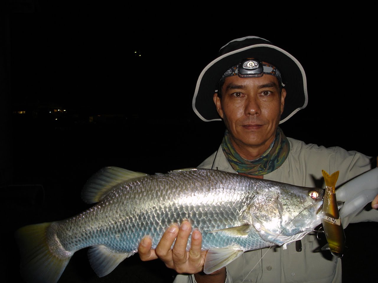 JONES'S TACKLE: Barra fishing near Brisbane