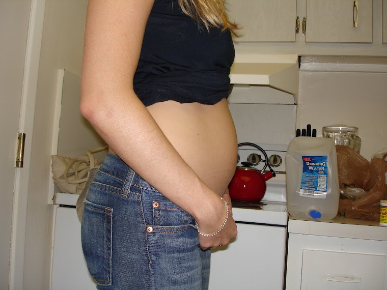 This was the very first pict of my tummy about 8 weeks along!
