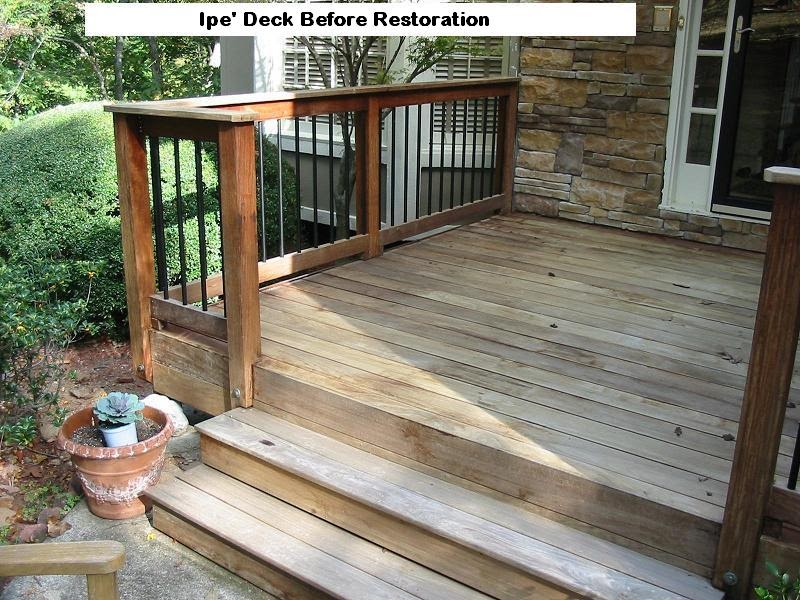 Brazilian Hardwood Decking Cleaning and Refinishing Hardwood Decking