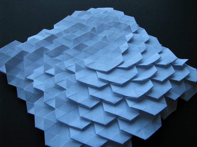 Eric Gjerde White Spread Hexagon Tessellation close up