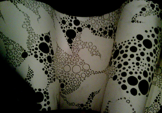 spots drawn with ink