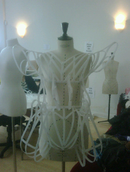 Cage Dresses I Made for the L'Oreal Colour Trophy