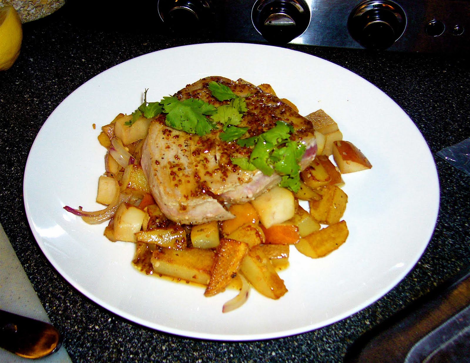 Bon Chappétit mapleglazed tuna steak (updated)